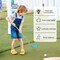 Golf Club Set, Retractable Toy Golf Clubs for Toddlers, Mini Golf Set for Children Age 3 4 5 Years Old